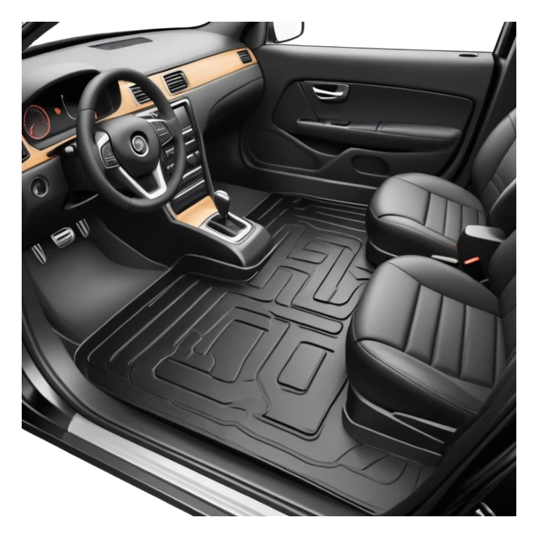 applying sound deadening material to car floor, first layer of vibration isolation sticker