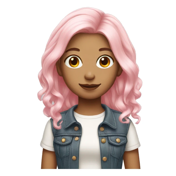 Light Pink hair girl sticker