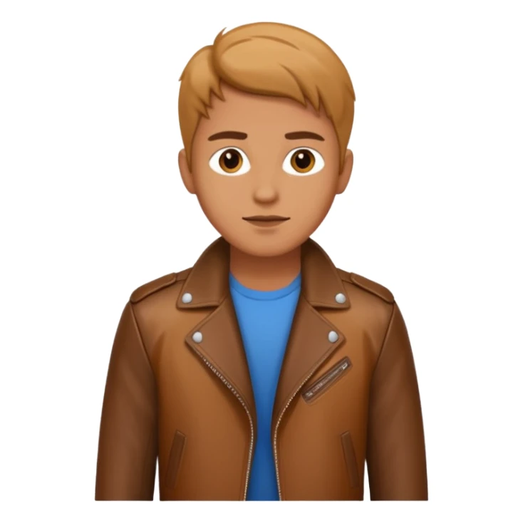 memoji face iphone: men, a solo hiker with carrying a few items, make it face only and wearing a jacket sticker