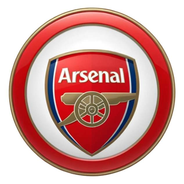 arsenal footbal club logo emoji sticker