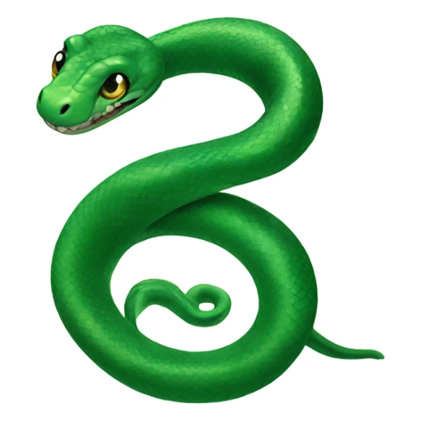 Slytherin green snake  sticker