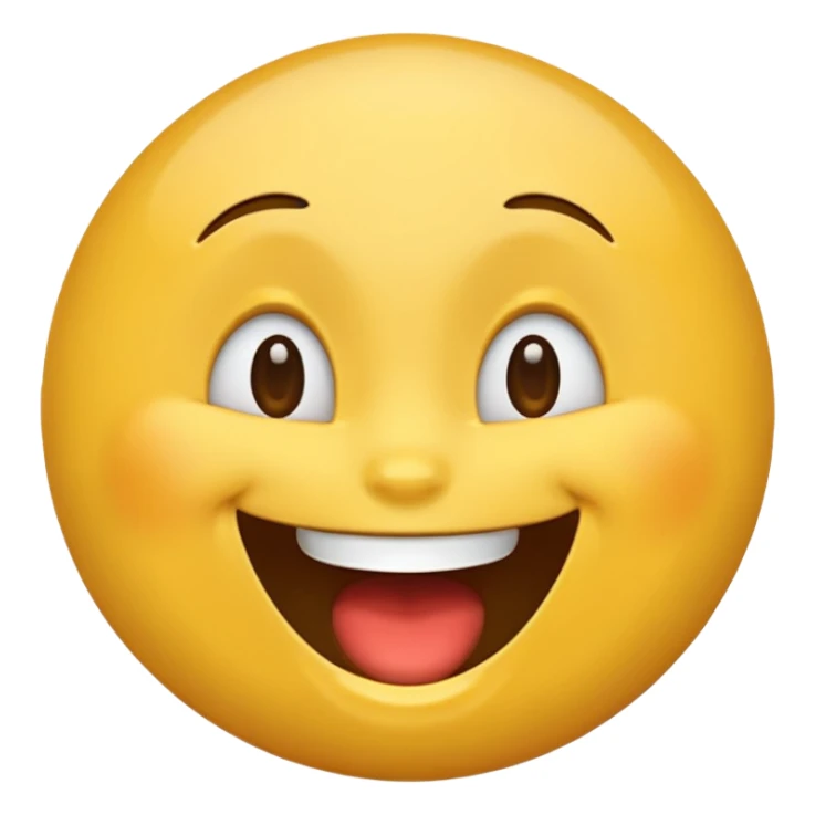 A 'LOL' emoji, expressing laughter sticker