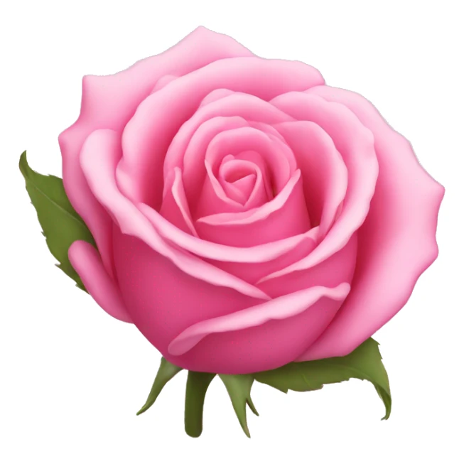 pink rose sticker