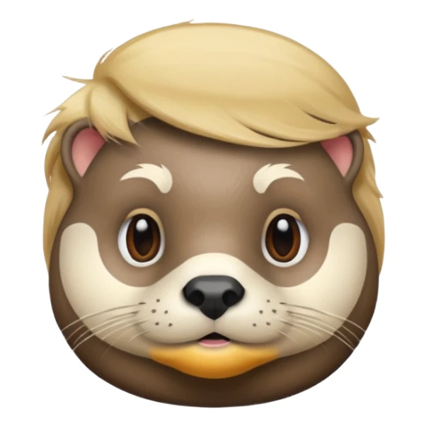 Donald Trump otter sticker
