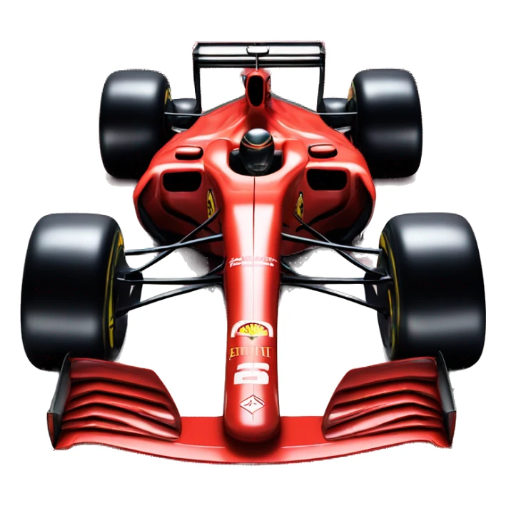 detailed ferrari f1 car from 2099 sticker