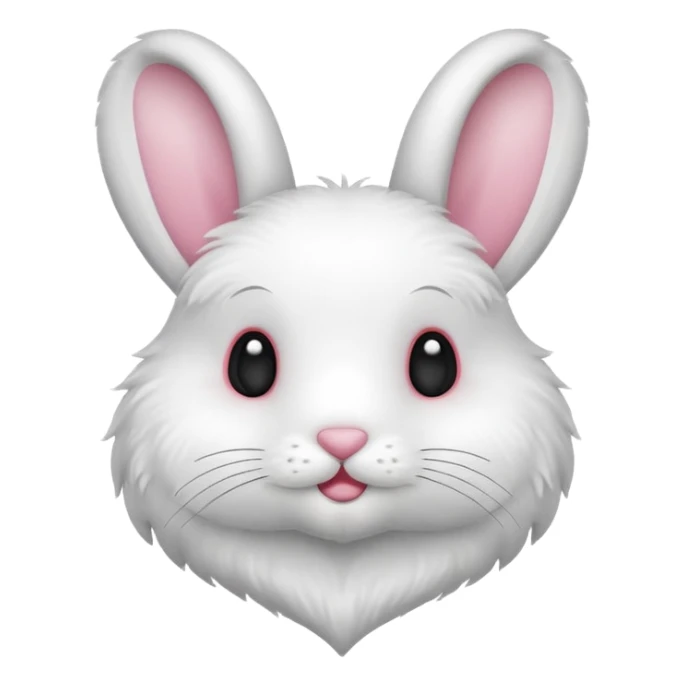 Bunny heart  sticker