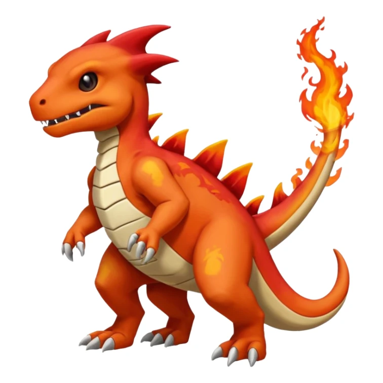Salandit-Charmeleon-Cubone-Hybrid (Full body) sticker