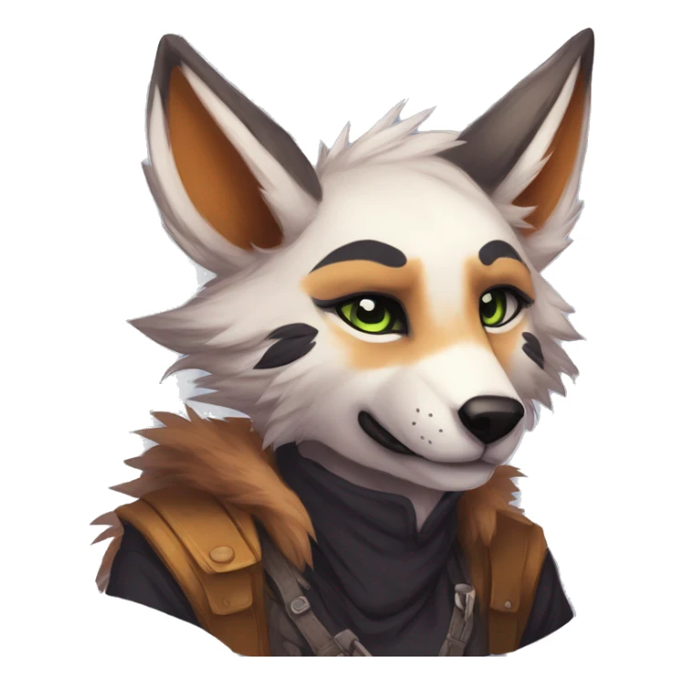 Edgy sharp anthro furry by Falvie, LiLaiRa, griffsnuff, AngieWolf sticker