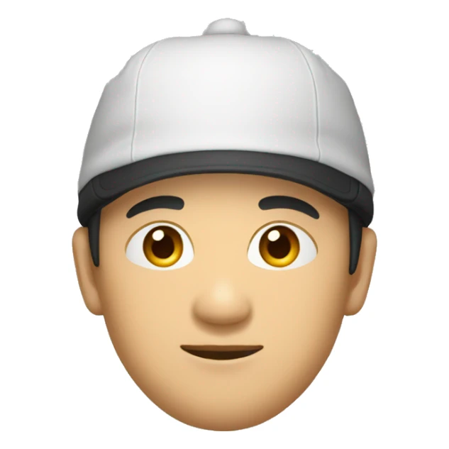 homme asiatique avec un bonnet noir  sticker