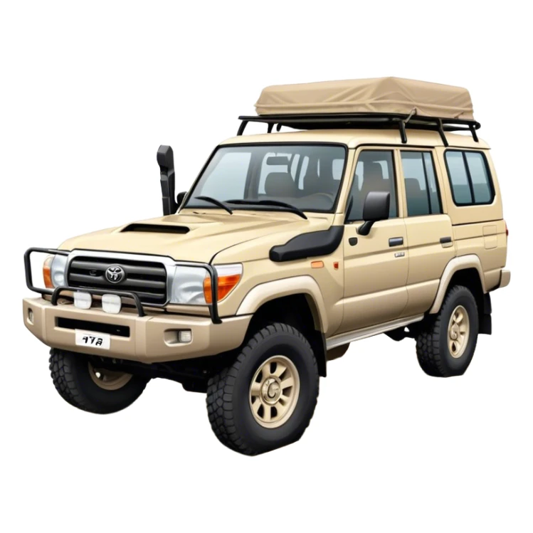 landcruiser 79 series - Toyota (Model Year: 2008) (Iconic colour: sand) sticker
