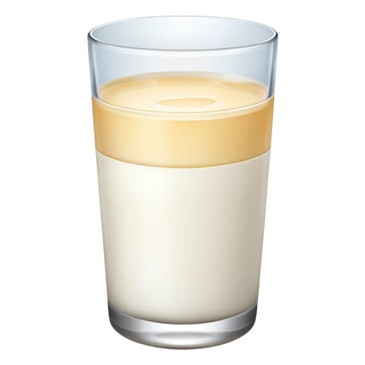 glass of milk sticker