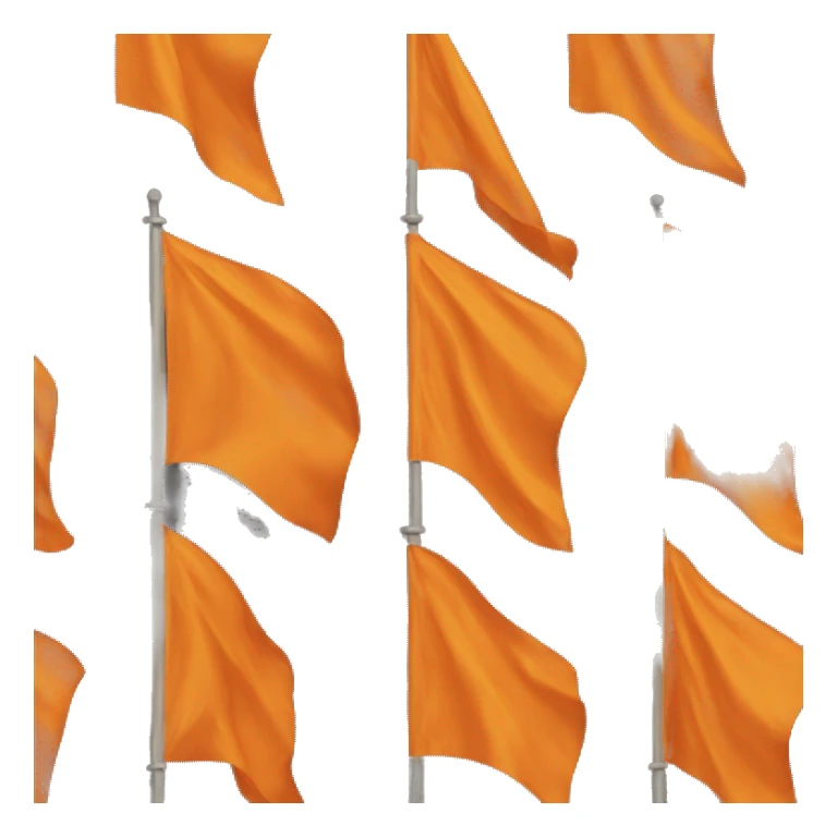 Orange flag on top of which(S.T.H) is written sticker