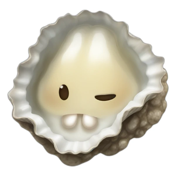 oyster face sticker