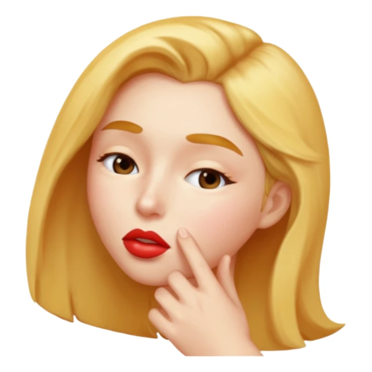 The I show speed kiss face sticker