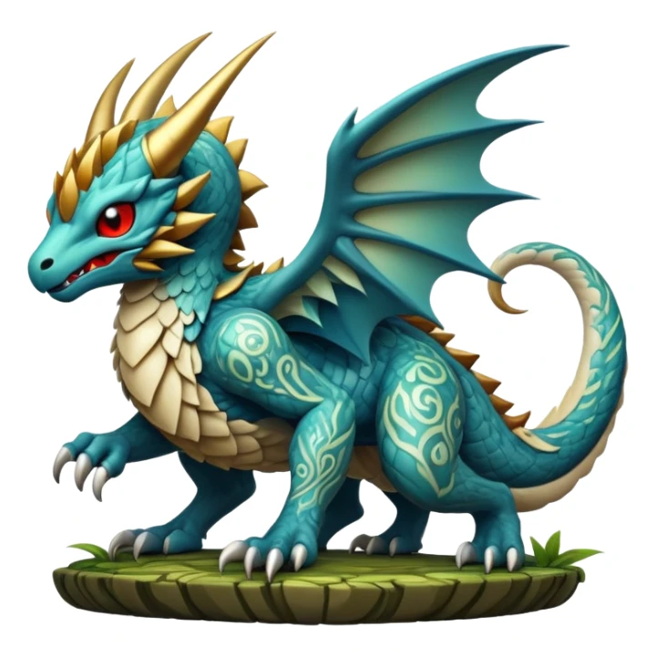  legendary complex detailed aesthetic-Fakémon-creature-scenery sticker