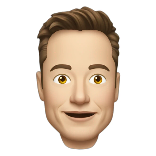 Elon musk qui est en voiture sticker