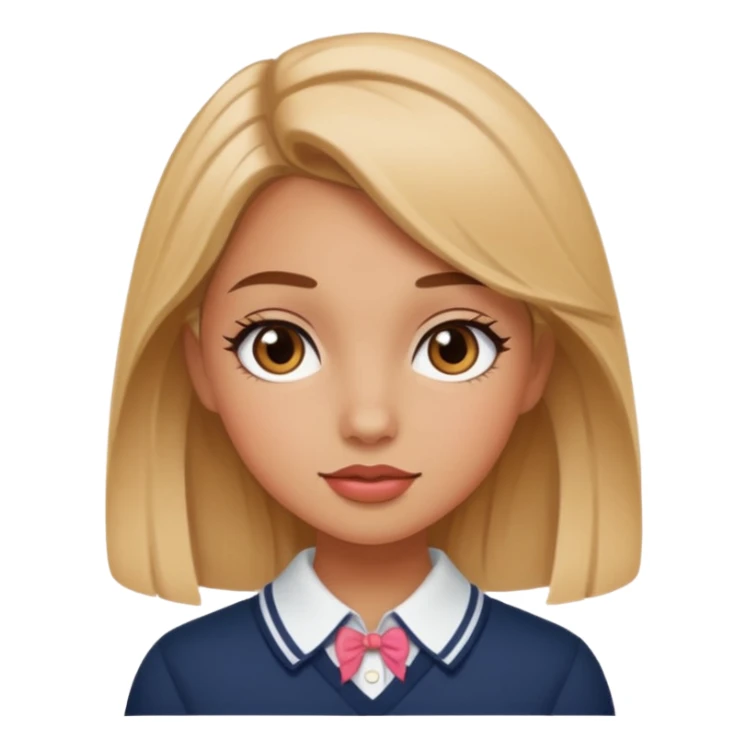 Baddie preppy aesthetic cute sassy sticker