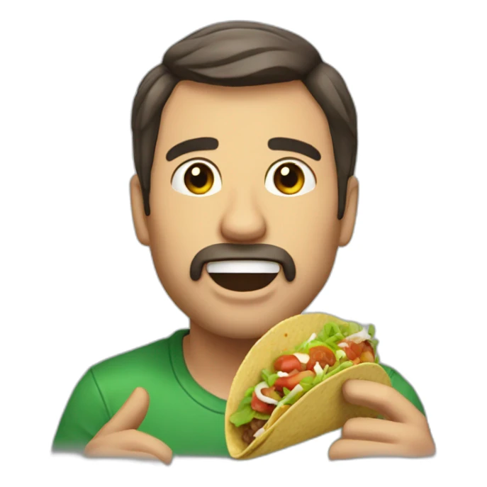 alan food challange eat giga tacos sticker