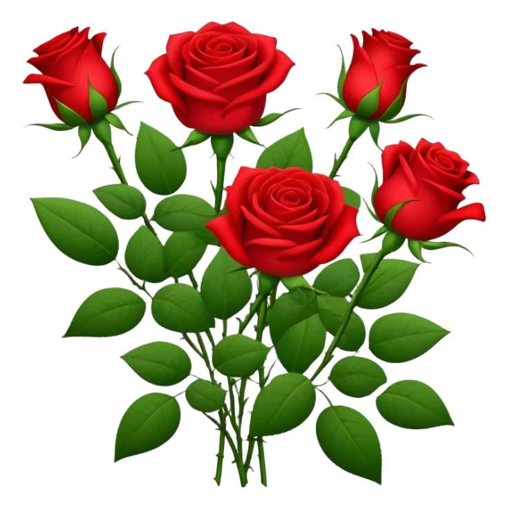 Bouquet of roses sticker