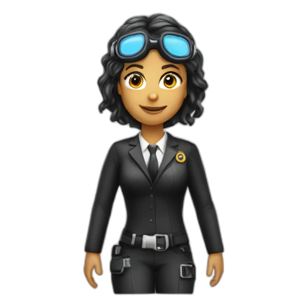 Scuba diver lawyer girl sticker