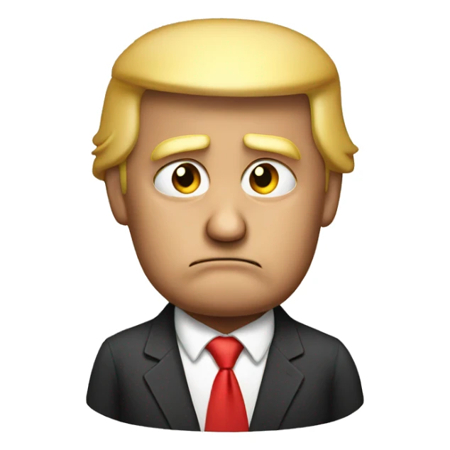 Sad Donald Trump sticker