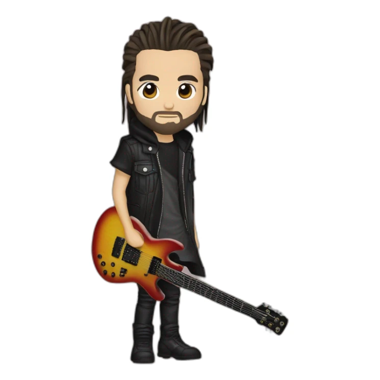 tom kaulitz guitariste du groupe tokio hotel sticker