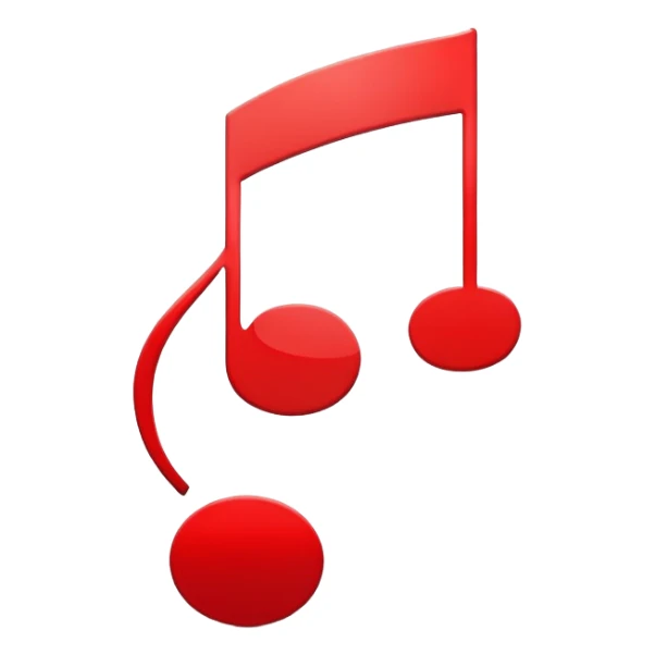 music icon Apple Music logo note  sticker