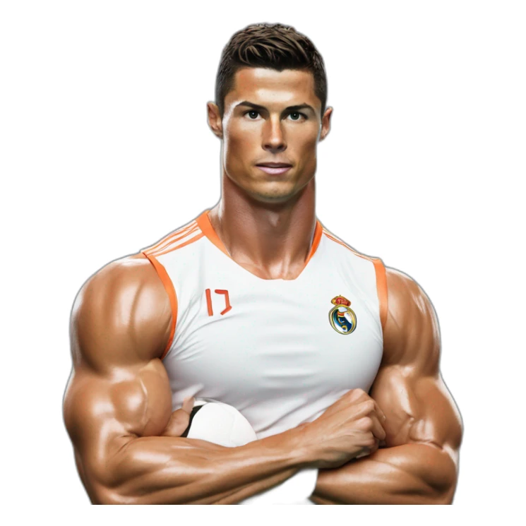 Muscle of cristiano Ronaldo sticker