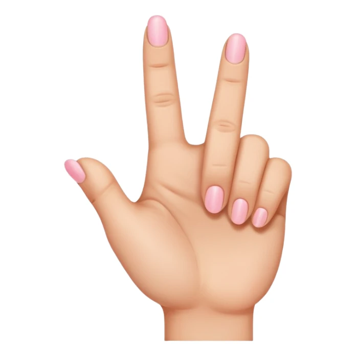 Can you make an emoji with pinky ring and middle finger only? sticker