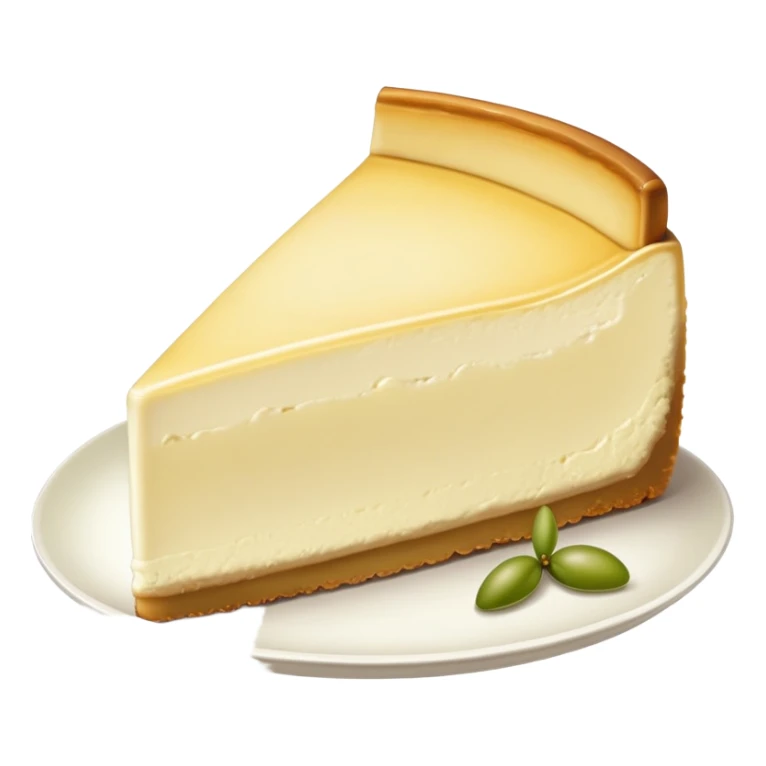 A peace of pale olive cheesecake sticker