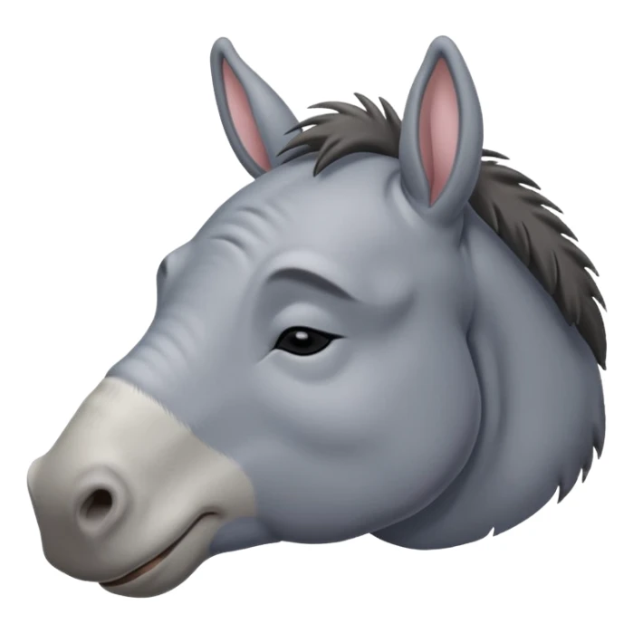 Eeyore the donkey from winnie the pooh sleeping sticker