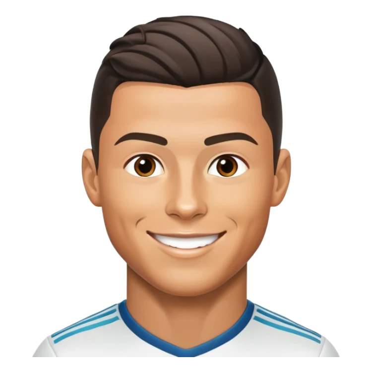 Cristiano Ronaldo, famous soccer player sticker