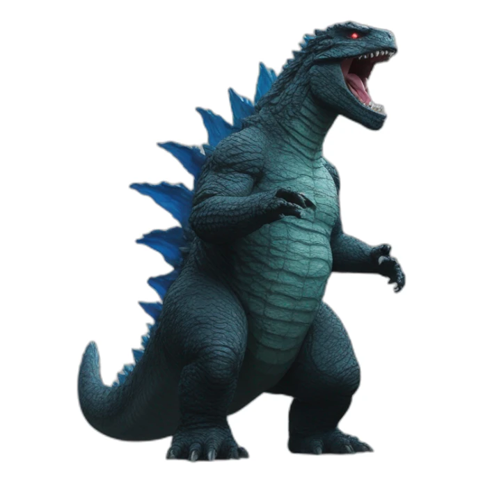 Godzilla (proportional) (realistic) (Godzilla King of the Monsters, 2019) sticker