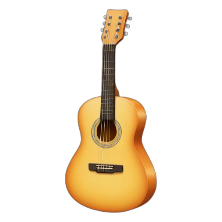 the letter G plays the guitar sticker