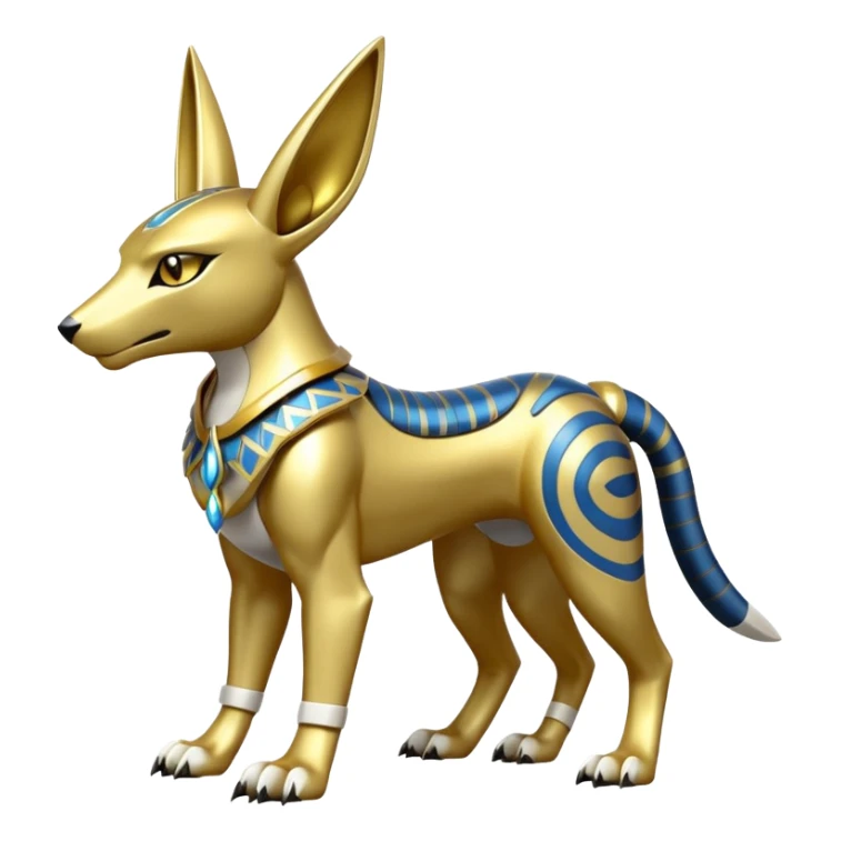Anubis-Gatomon-Vernid-Protogen-Digimon-Fakémon-Pokémon-creature  sticker