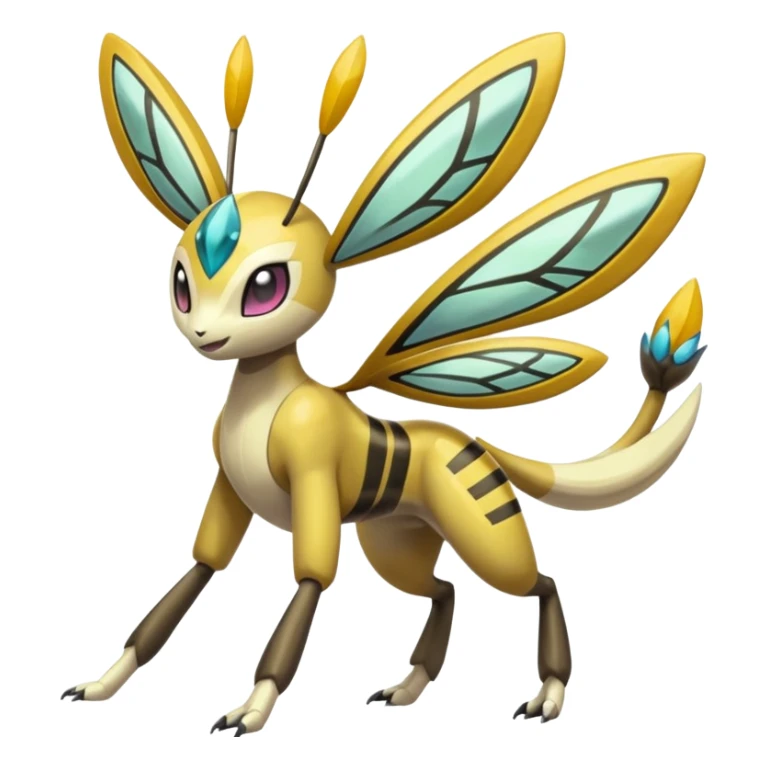 Meloetta-Beedrill-Manectric-Palkia-Cresselia-fusion sticker