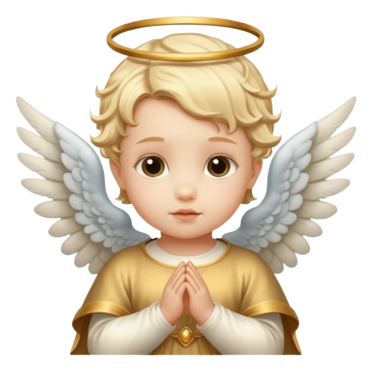  baby angel with wings renaissance sticker