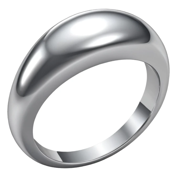 silver ring sticker
