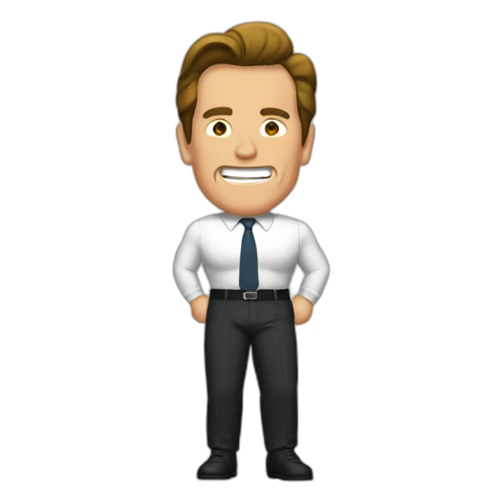 arnold schwarzenegger in japanese stockings sticker