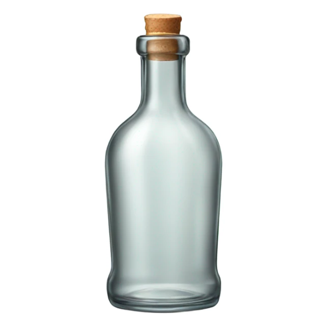 tall glass bottle of sambuca sticker