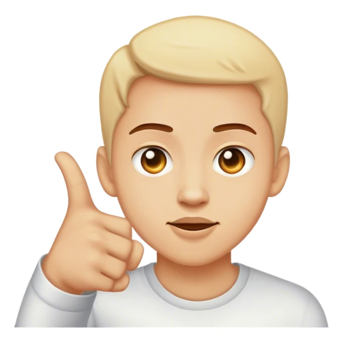 Person flipping you off  sticker