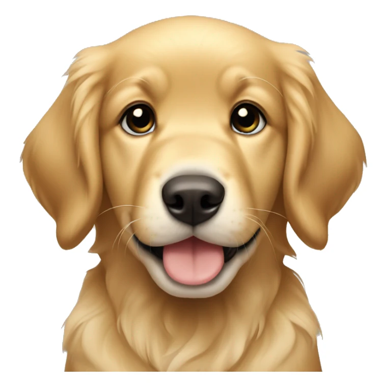 Golden retriever puppy  sticker