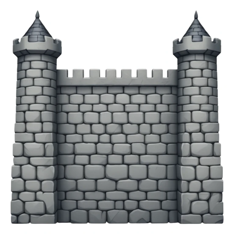 Castle Wall, like in the great wall of china sticker