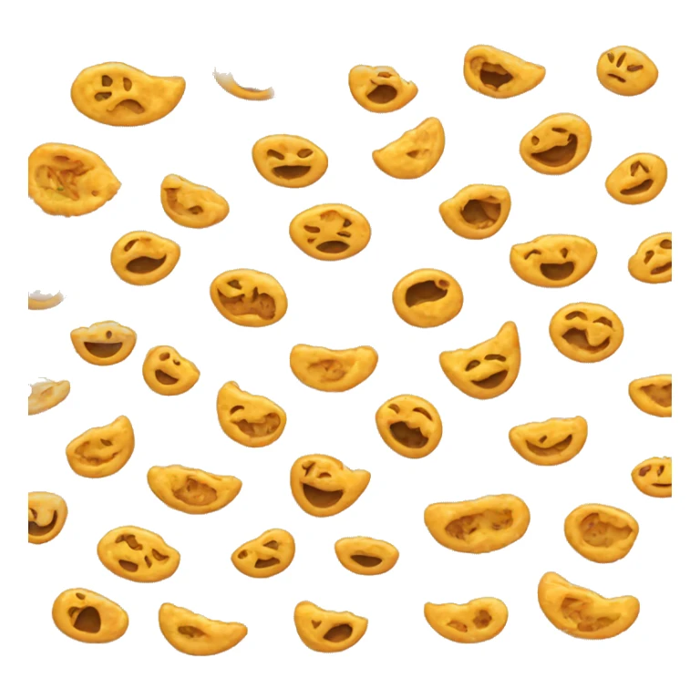 Emojis qui mange du riz avec de la sauce  sticker