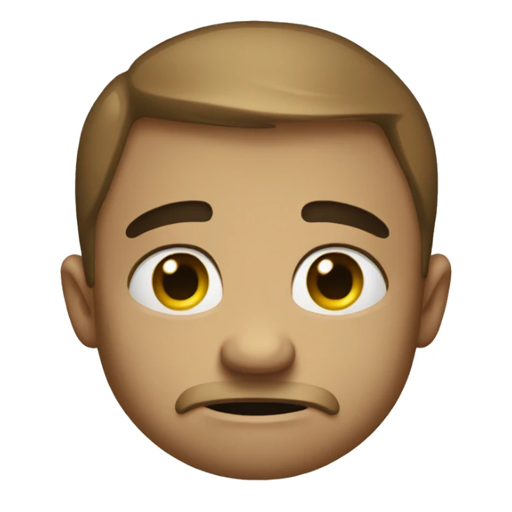 Look of disgust sticker