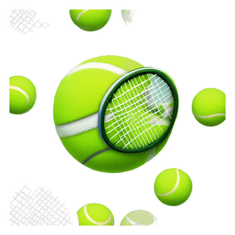 tennis ball sticker