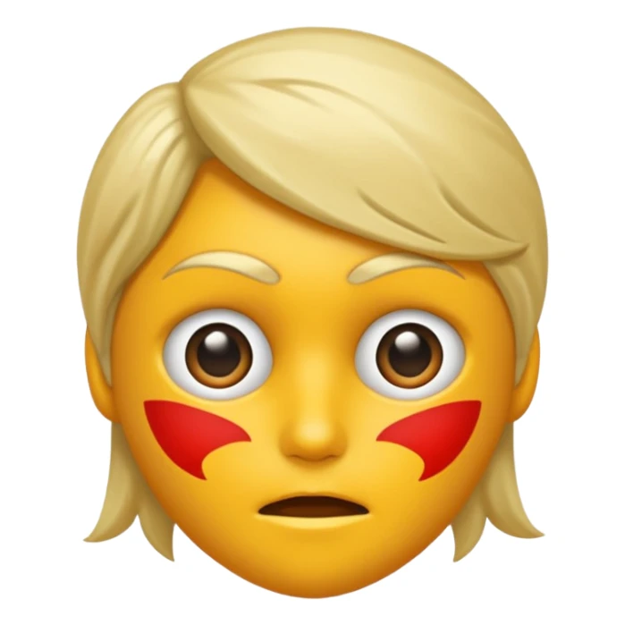 Naked girl showing vagina sticker