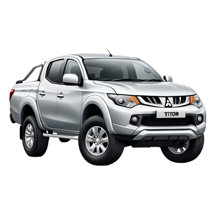 Mitsubishi Triton - Mitsubishi (Model Year: 2023) (Iconic colour: Silver) sticker