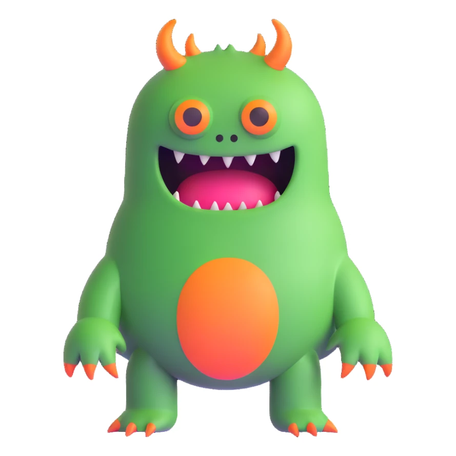monster creature sticker