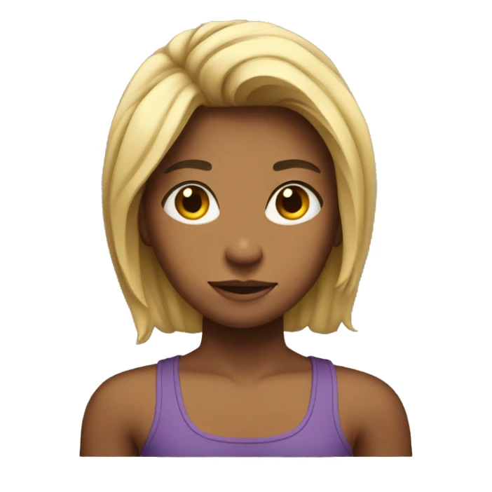 A muscular teenager girl sticker